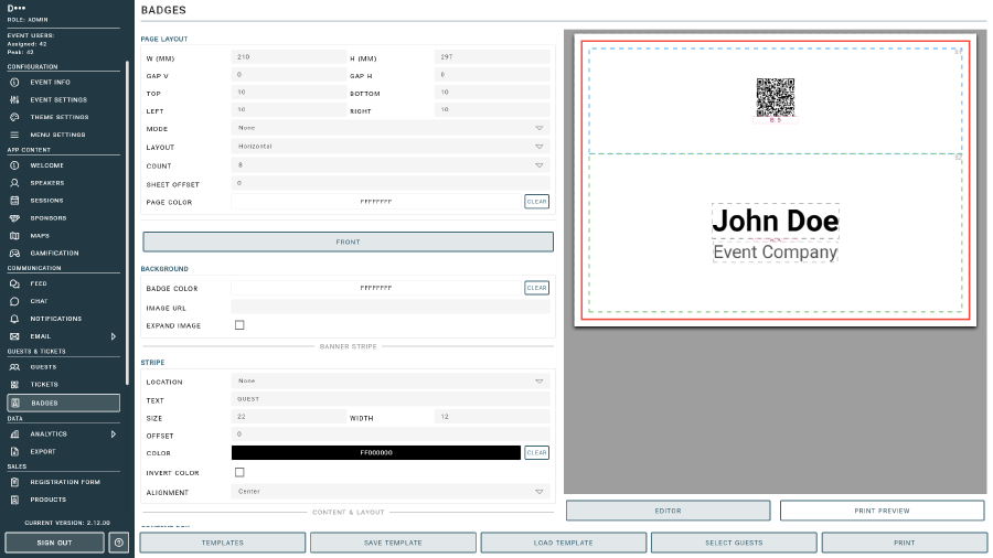 Free Event Badge Maker