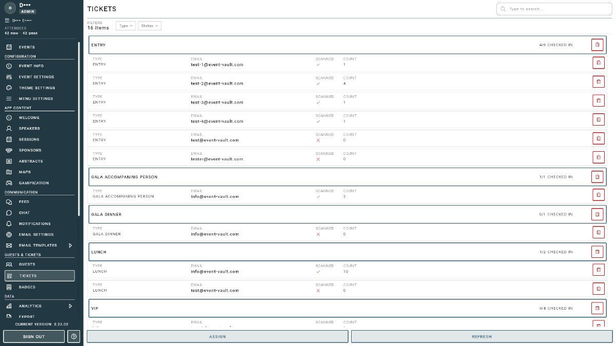 Ticket Management Example