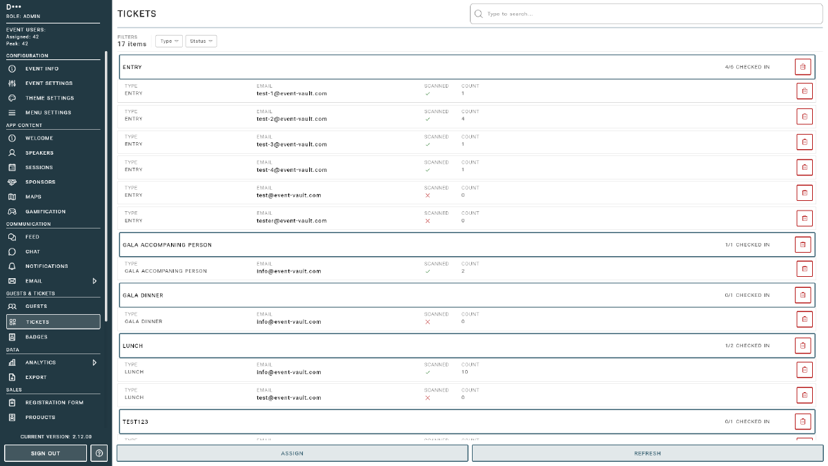 Ticket Management Example